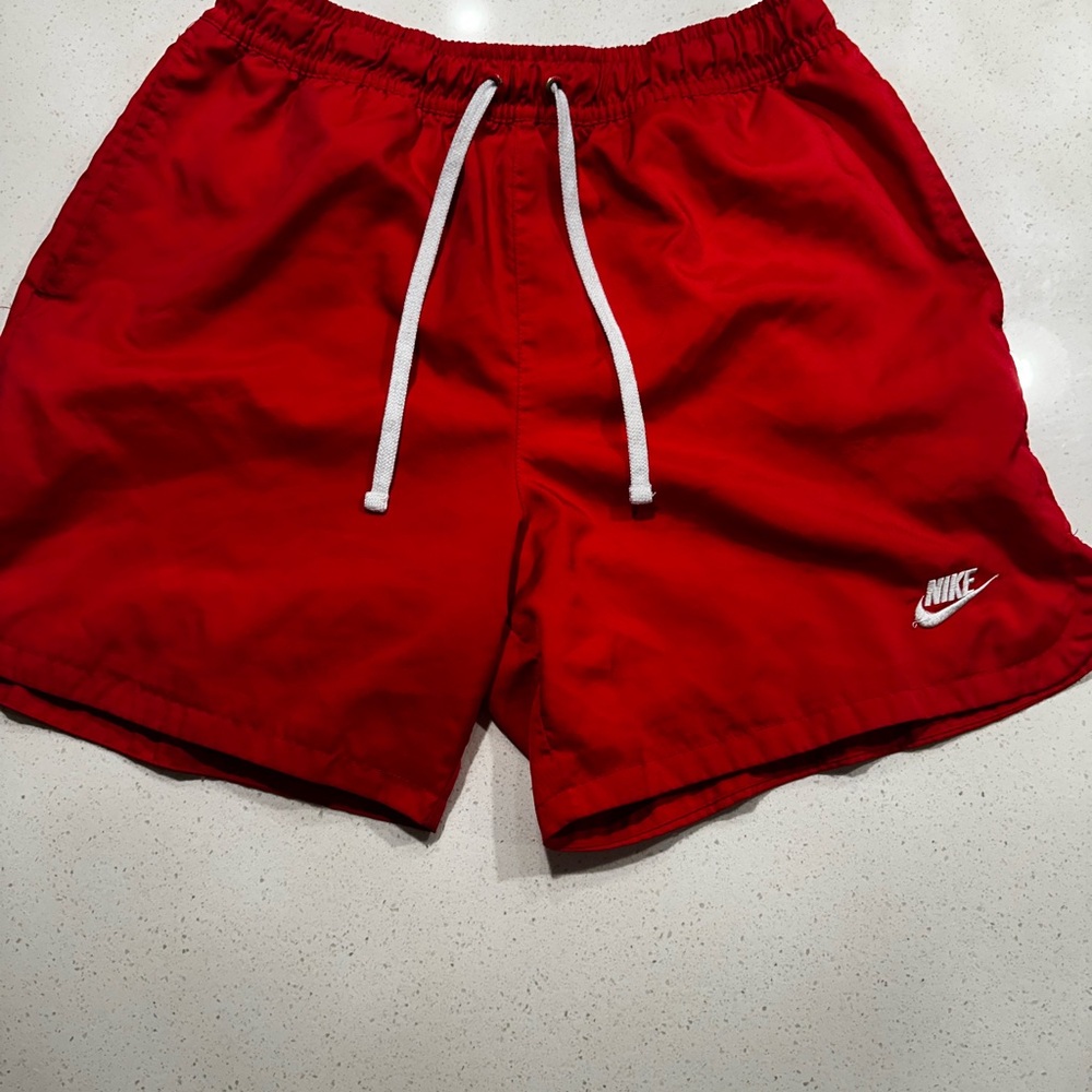 Nike Red Sports Shorts